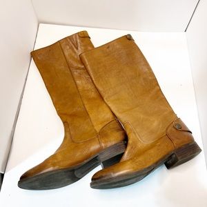 Arturo Chang Camel Riding Boots